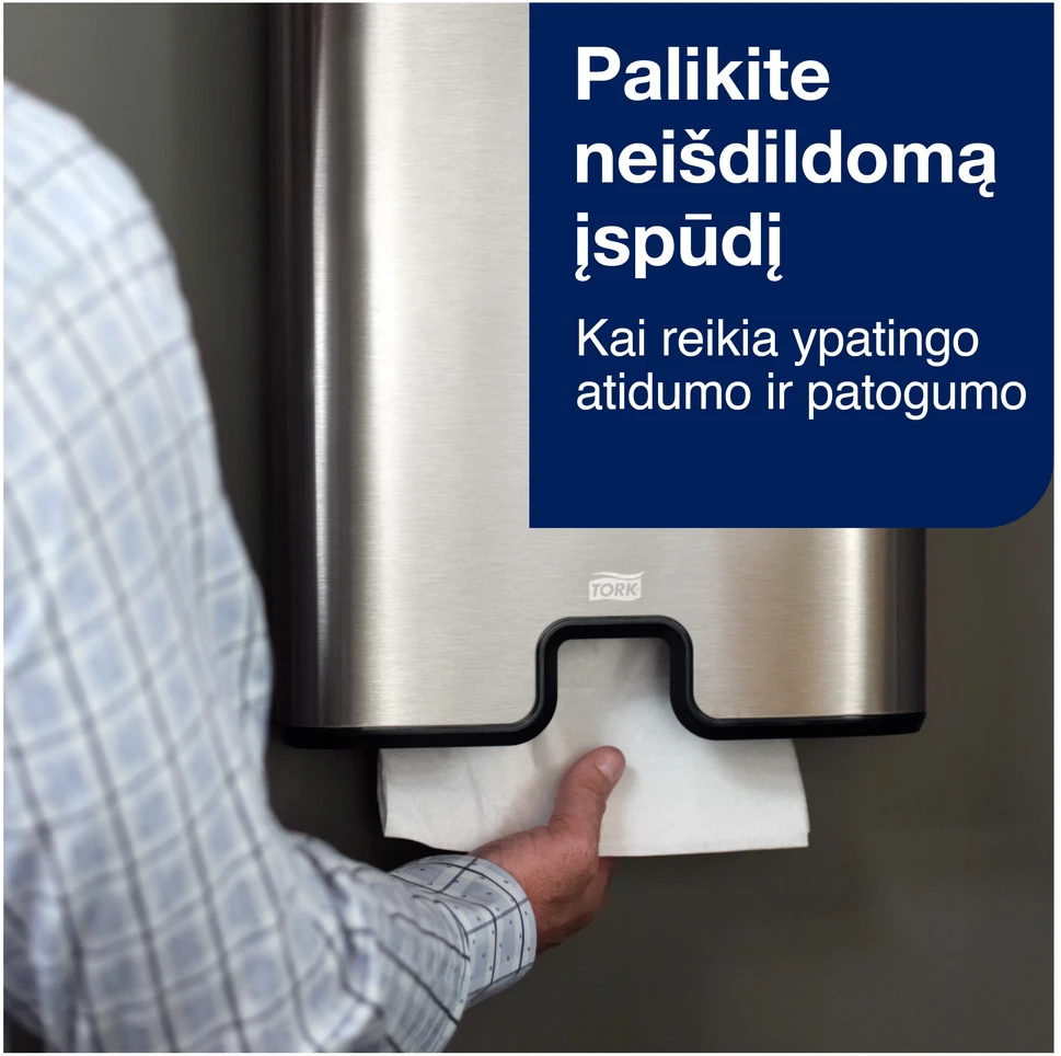 Servetėlės Tork Multifold Advanced Soft H2 (120398), 2 sluoksniai, baltos spalvos, 180 lapelių