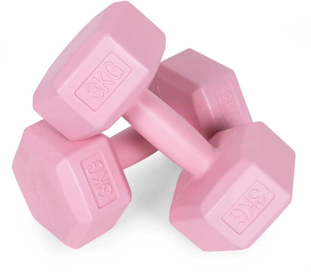 Šešiakampiai hantelia 2x3 kg ModernHome