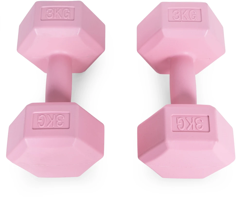 Šešiakampiai hantelia 2x3 kg ModernHome
