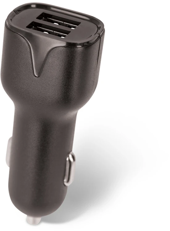 TelForceone Setty automobilinis pakrovėjas 2x USB 1,4A juodas