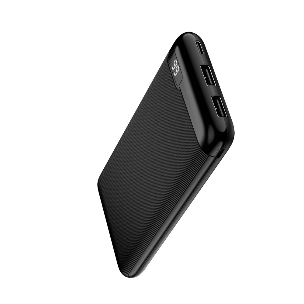 TelForceone "Setty" maitinimo bankas 10000 mAh LCD SPBL-10 juodas