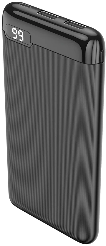 TelForceone "Setty" maitinimo bankas 10000 mAh LCD SPBL-10 juodas