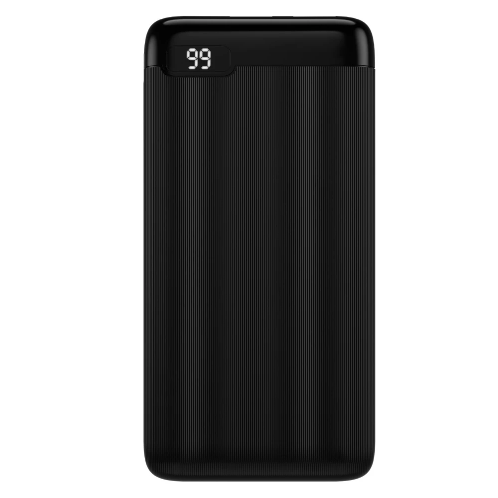 TelForceone "Setty" maitinimo bankas 10000 mAh LCD SPBL-10 juodas
