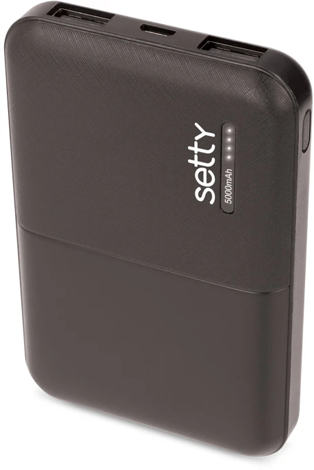 TelForceone Setty įkraunama baterija 5000 mAh juoda