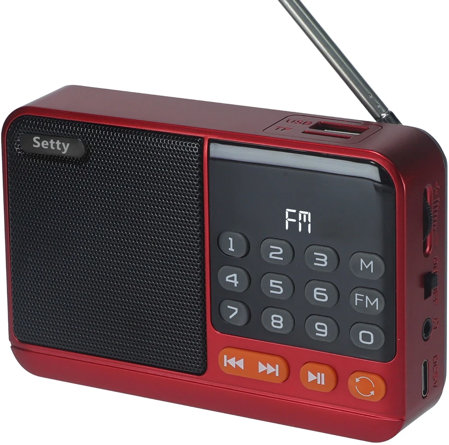 „Setty“ mini FM radijas + „Bluetooth“ garsiakalbis SFM-01M