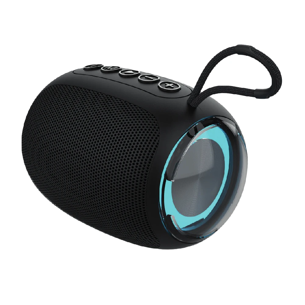 Ausinės TelForceone Setty garsiakalbis mini tube RGB GB-800 juodos spalvos