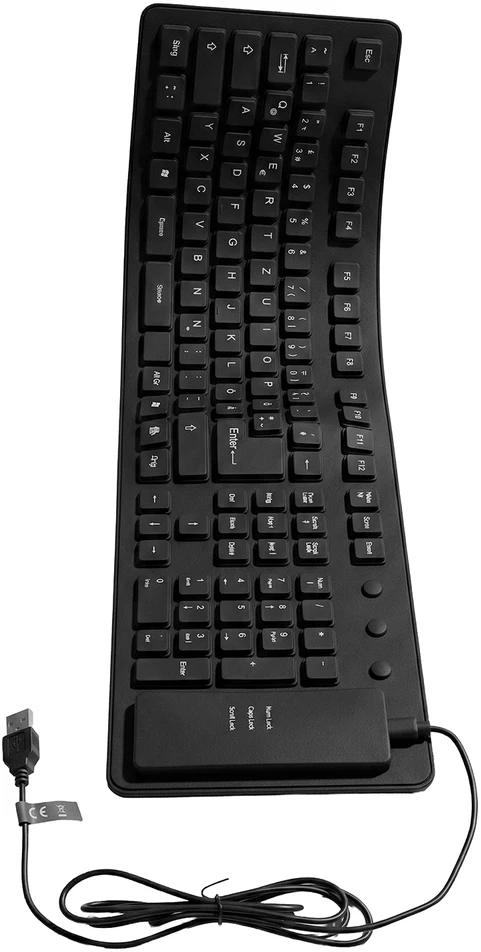 Setty Silikoninė laidinė klaviatūra R Home Office