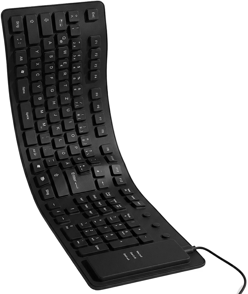 Setty Silikoninė laidinė klaviatūra R Home Office