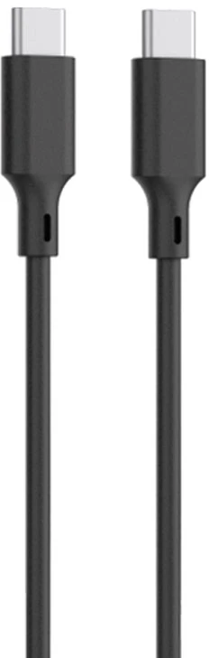 Setty USB-A + USB-C PD/QC 30W sieninis įkroviklis juodas + USB-C laidas 1m RLSK-AC-01 juodas