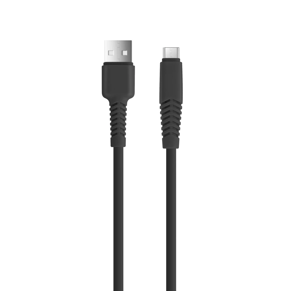 TelForceone "Setty" USB - mikro kabelis 3 m 2A KSA-M-321 juodas