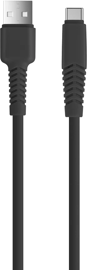 TelForceone "Setty" USB - USB-C kabelis 3 m 2A KSA-C-321 juodas