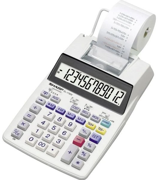 Sharp EL-1750V skaičiuotuvas