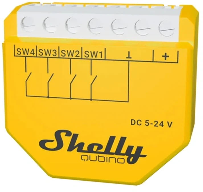 SHELLY Wave i4 nuolatinės srovės jungiklis