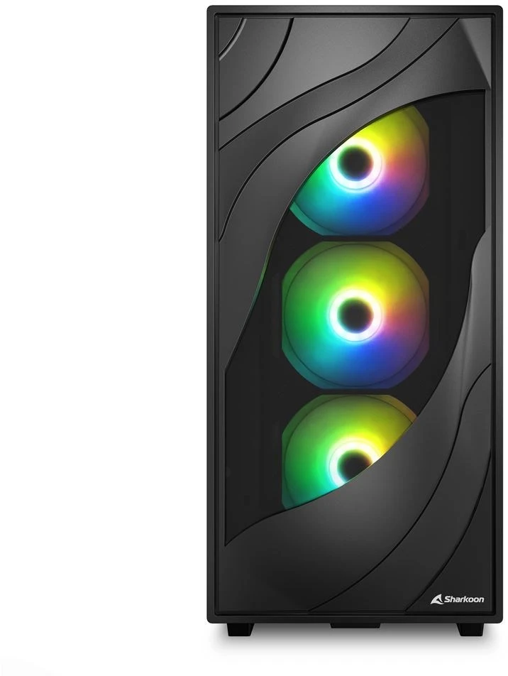 Sharkoon Rebel C80M RGB, Tower-case - juodas
