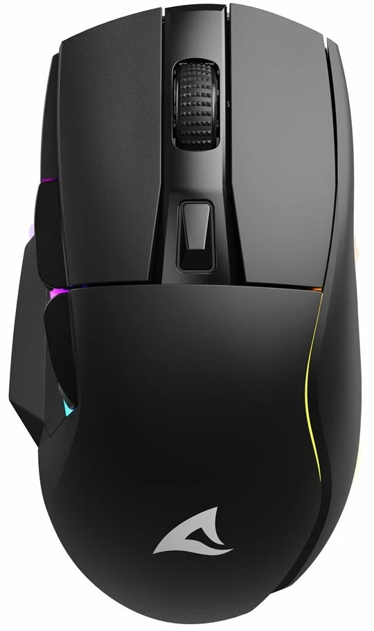 Sharkoon Pelė Shark SGM50W Optisch 6 mygtukai 6.400 DPI schw