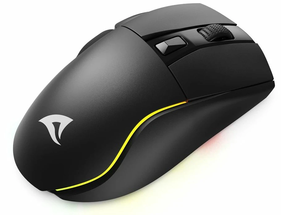 Sharkoon Pelė Shark SGM50W Optisch 6 mygtukai 6.400 DPI schw