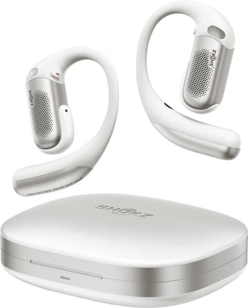 „Shokz OpenFit Pro“ atvirojo tipo ausinės, baltos