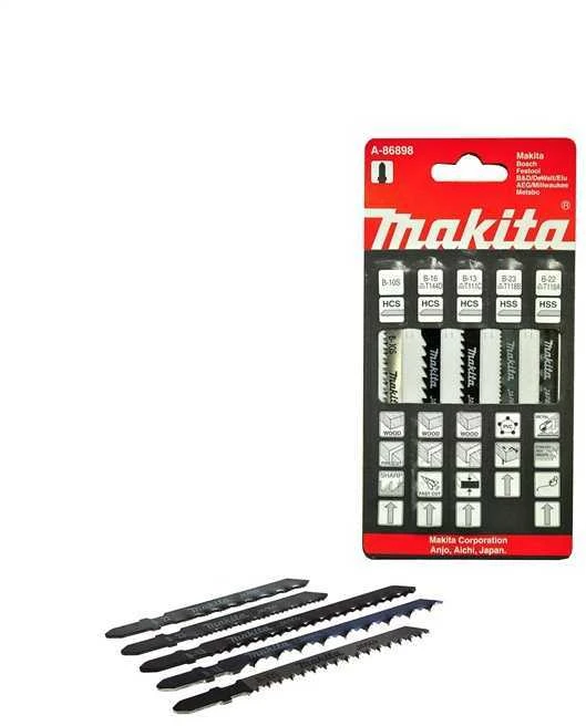 Makita Siaurapjūklio pjūkleliai komplektas 5-vnt (B-13, B-16, B-22, B-23, B-105) A-86898