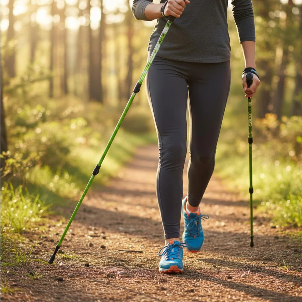 Nordic walking lazdos su dėklu enero