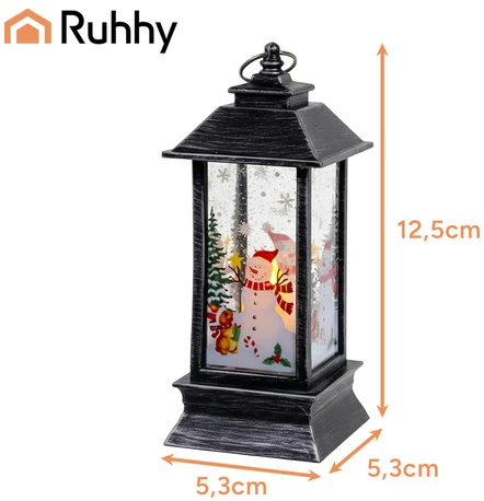 Sidabrinis LED Christmas Lantern Ruhhy 26755
