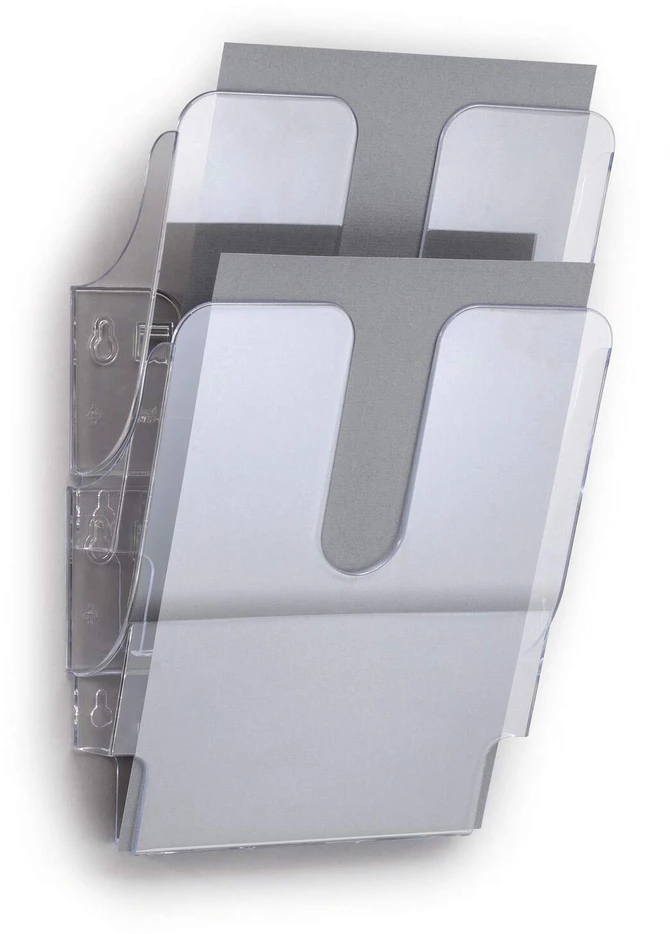 Sieninis dokumentų stovas Durable Flexiplus, A4, 2-jų skyrių, vertikalus
