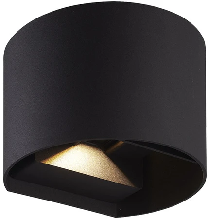 Sieninis lauko šviestuvas CILINDER, LED 2x3W, 3000K, IP54, reguliuojamo švietimo kampo, juodas, LED line LITE