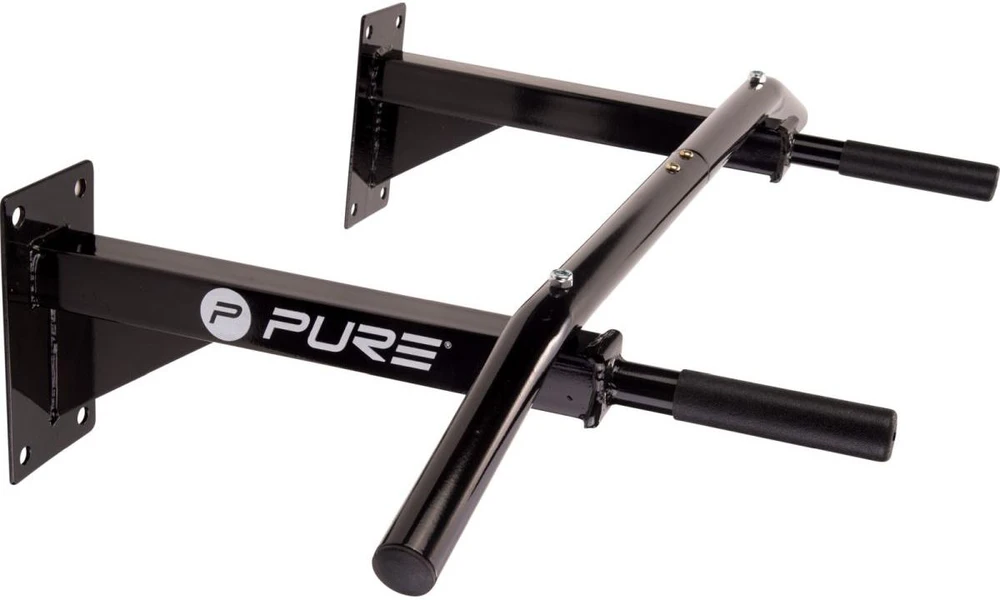 Sieninis skersinis Pure2Improve Chin-Up Bar, M dydžio, juodas