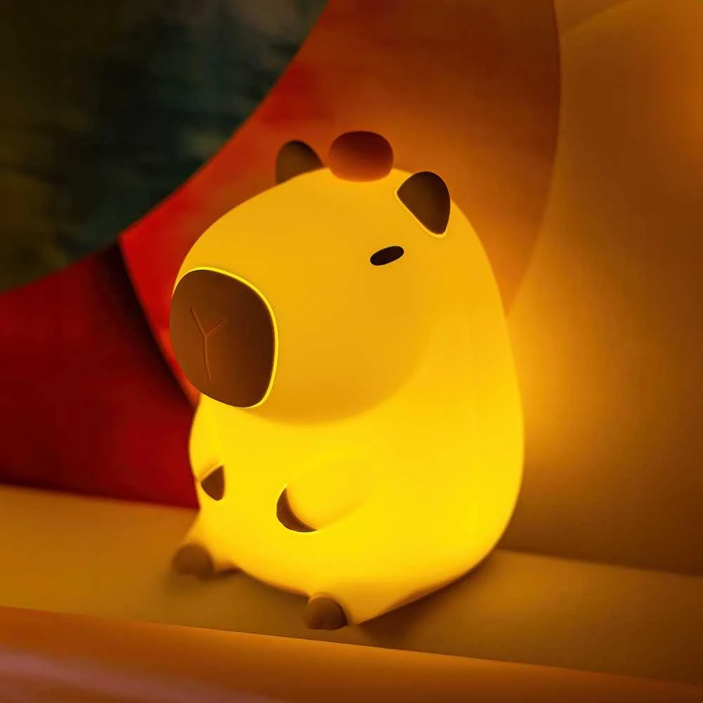 Sieninis šviestuvas LED naktinė lempa FRIENDLY CAPYBARA FNL-12 Forever Light