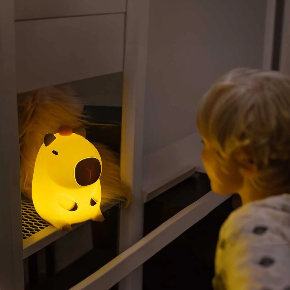 Sieninis šviestuvas LED naktinė lempa FRIENDLY CAPYBARA FNL-12 Forever Light