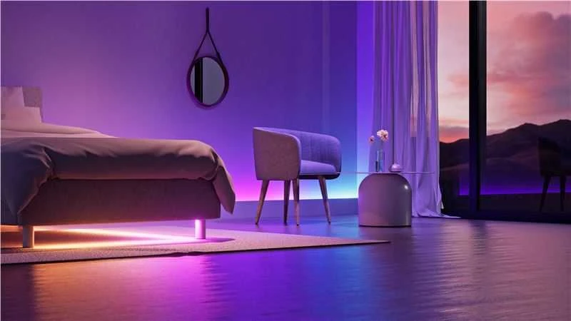 „Nanoleaf Essentials Matter“ išmanioji adresuojama daugiaspalvė HD šviesos juostelė, 5 m, 300 LED | 16 M+