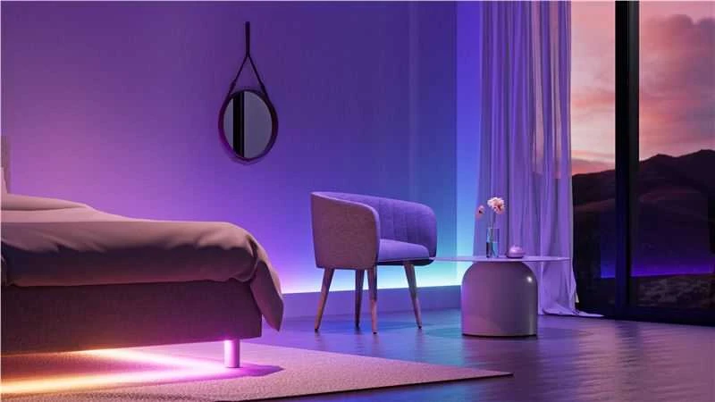 „Nanoleaf Essentials Matter“ išmanioji adresuojama daugiaspalvė HD šviesos juostelė, 5 m, 300 LED | 16 M+