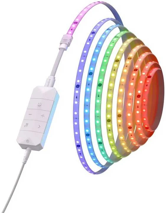 „Nanoleaf Essentials Matter“ išmanioji adresuojama daugiaspalvė HD šviesos juostelė, 5 m, 300 LED | 16 M+