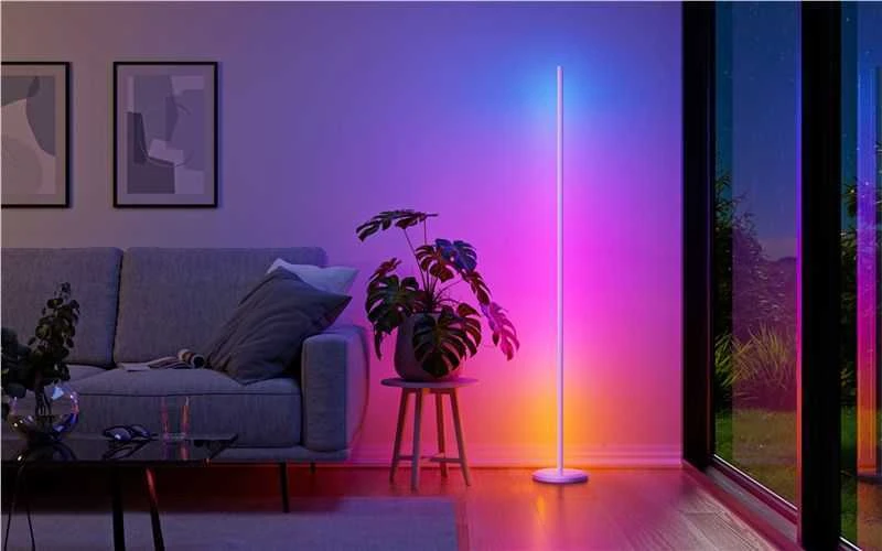 Sieninis šviestuvas Nanoleaf toršeras Smart Matter WiFi 1700Lm RGBW, Baltas | 22 W | 16M+ spalvų