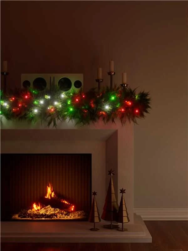 „Nanoleaf“ išmaniosios šventinės girliandos, 24 m, 300 LED | 18 W | 16 m+