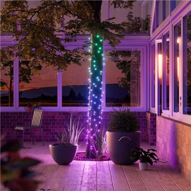 „Nanoleaf“ išmaniosios šventinės girliandos, 24 m, 300 LED | 18 W | 16 m+