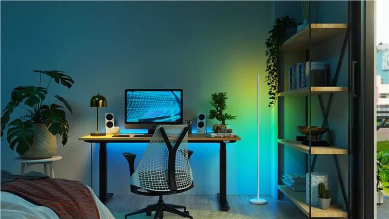 Sieninis šviestuvas Nanoleaf toršeras Smart Matter WiFi 1700Lm RGBW, Baltas | 22 W | 16M+ spalvų