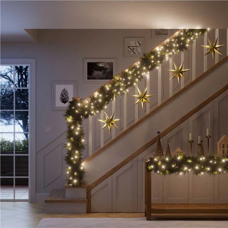 „Nanoleaf“ išmaniosios šventinės girliandos, 24 m, 300 LED | 18 W | 16 m+