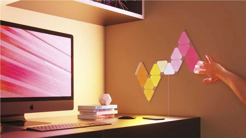 Nanoleaf Shapes Triangles Mini Expansion Pack (10 plokščių) 1 x 0,54 W 16M+ spalvos 2,4GHz WiFi b/g/n;
