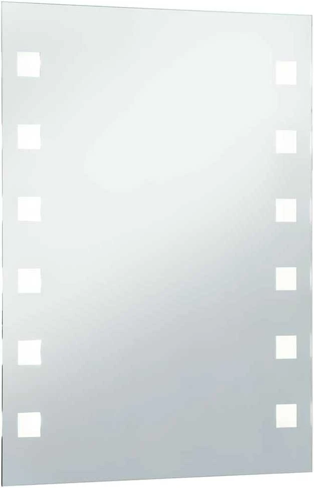 Sieninis vonios kambario veidrodis su LED, 60x80cm