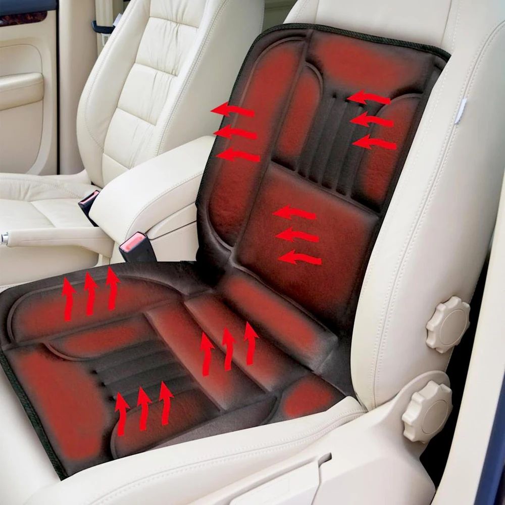 Dunlop Šildoma automobilinė sėdynės pagalvėlė 12V