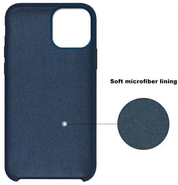 Dėklas SILICONE CASE SAMSUNG GALAXY A03S DARK Mėlynas