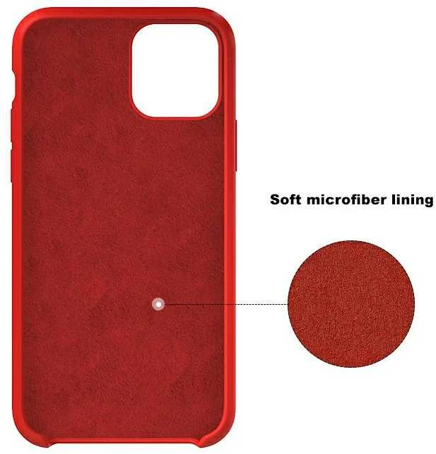 Dėklas SILICONE CASE SAMSUNG GALAXY A03S Raudonas
