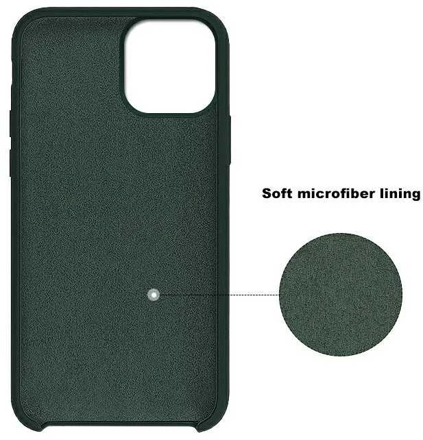 Dėklas SILICONE CASE SAMSUNG GALAXY A03S DARK Žalias