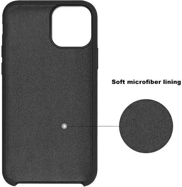 Dėklas SILICONE CASE SAMSUNG GALAXY A42 5G Juodas