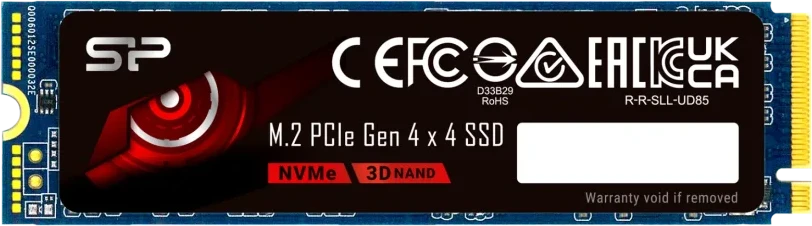 Silicon Power | SSD | UD85 | 1000 GB | SSD form factor M.2 2280 | Solid-state drive sąsaja PCIe Gen4x4 | Skaitymo greitis 3600 MB/s | Rašymo greitis 2400 MB/s