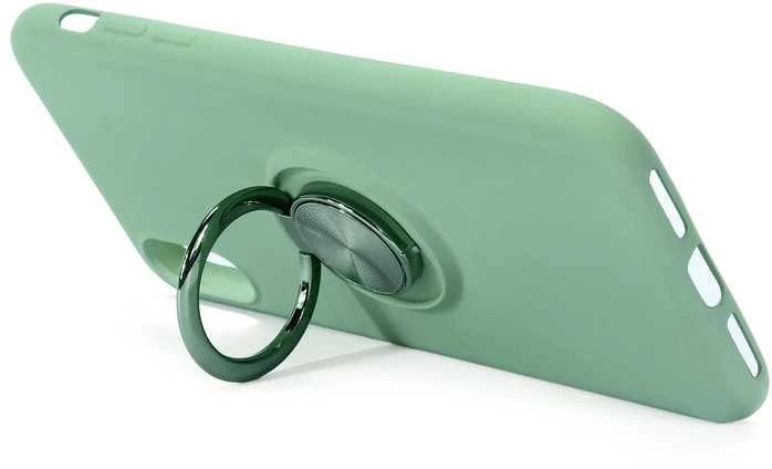 Dėklas Siliconering SILICONE RING IPHONE 12 PRO MAX Žalias