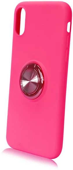 Dėklas Siliconering SILICONE RING IPHONE XR Rožinis