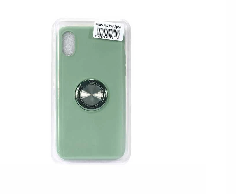 Dėklas SILICONE RING SAMSUNG GALAXY A31 Žalias