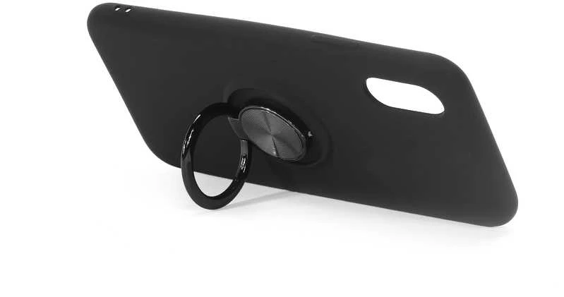 Dėklas Siliconering SILICONE RING XIAOMI REDMI NOTE 9 5G 2021 Juodas