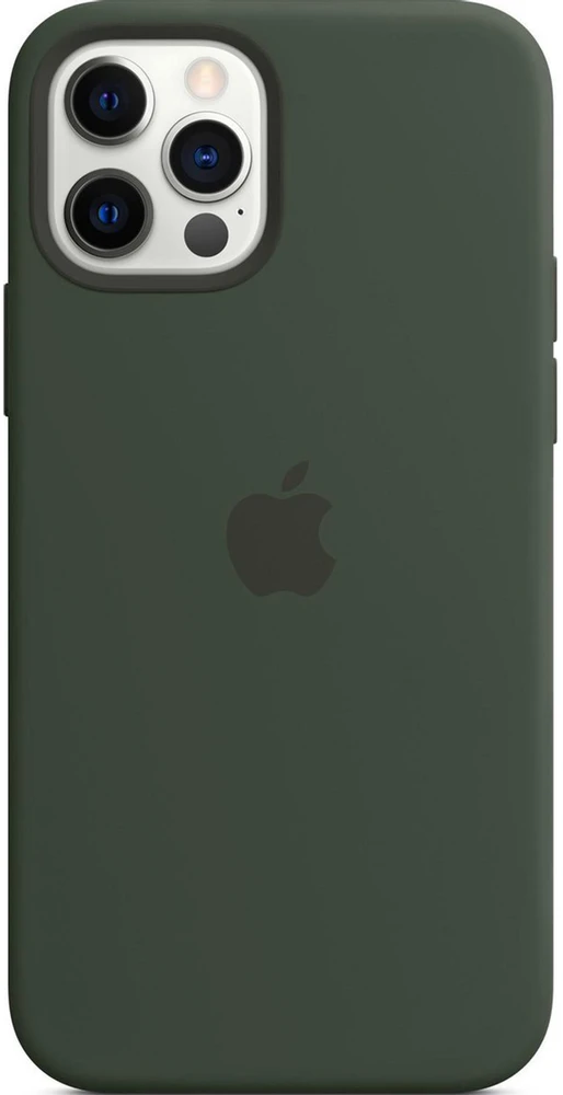 Apple iPhone 12, 12 Pro Silikoninis dėklas su MagSafe, Žalias (Cyprus Green)